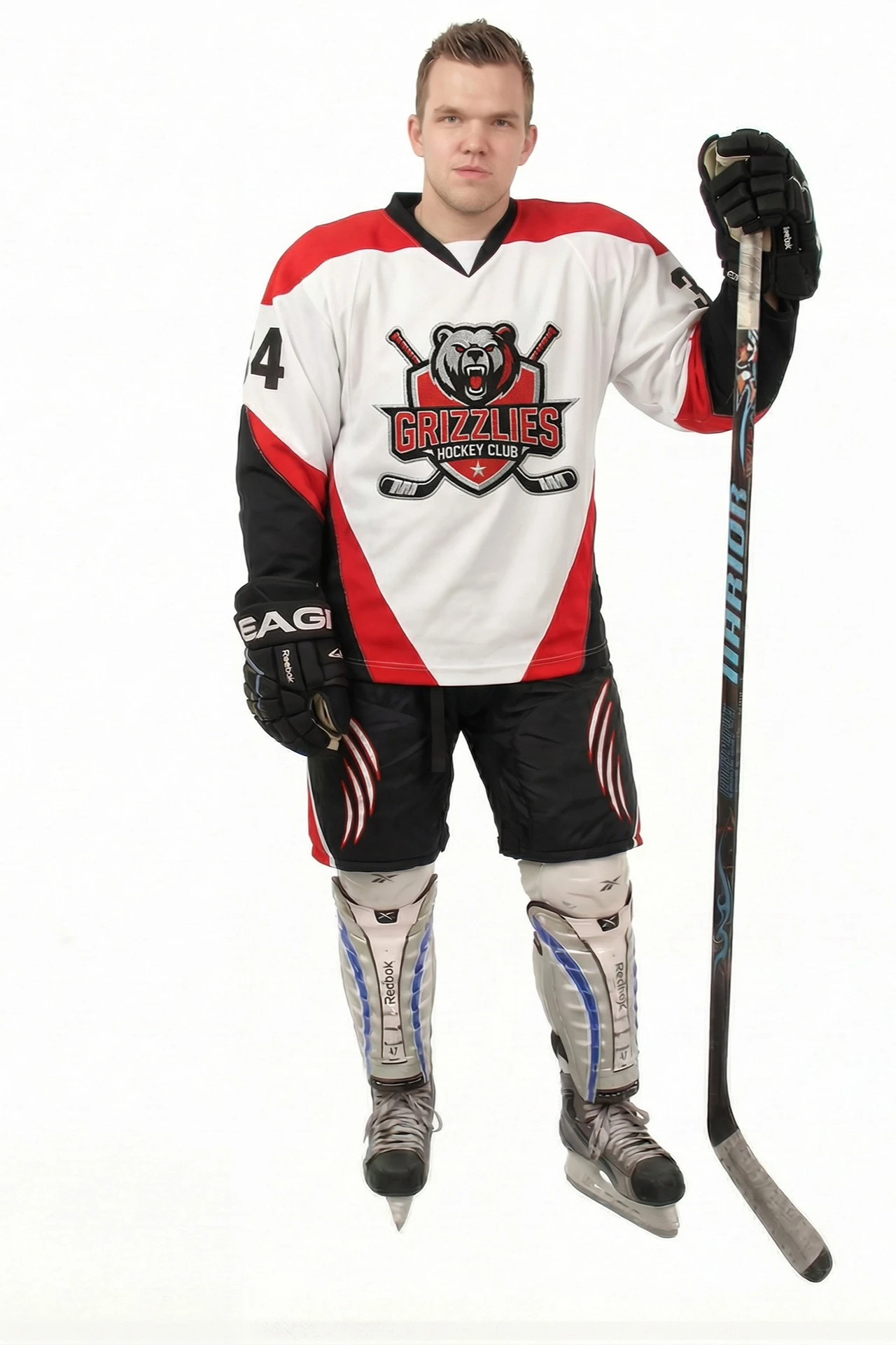 Купить свитер хоккейный игровой взрослый с полной запечаткой "Grizzlies"