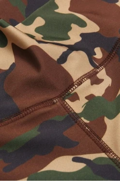 Легинсы женские с широким поясом с принтом "Camouflage"#2