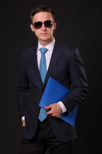 Галстук Босс самовяз из адверты мужской, с полной запечаткой "Neon"#4