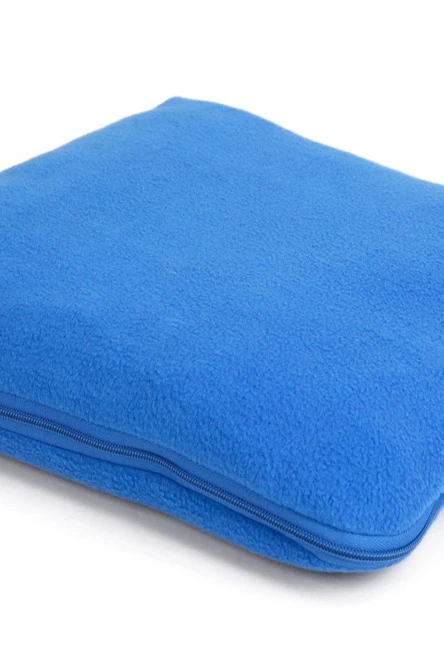 Купить голубой плед Трансформер флисовый 155х170 см