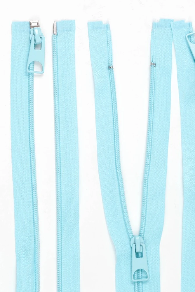 Молния спиральная рaзъемная 80 см, тип 5, голубая#5