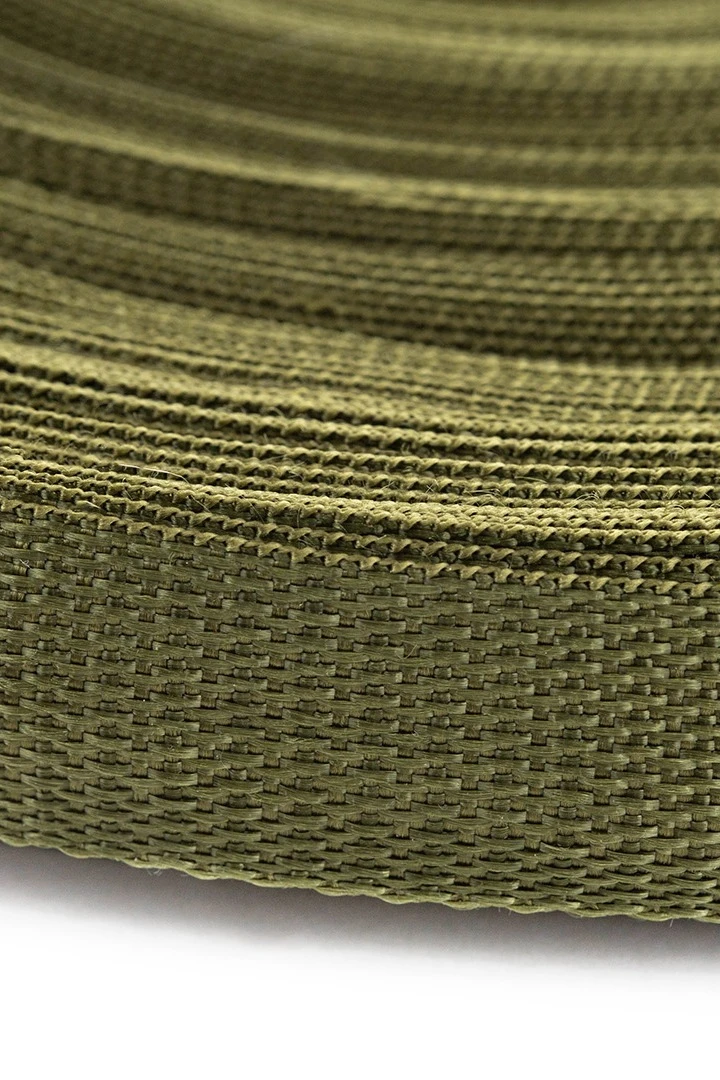 Лента ременная ширина 3 см, oднотонная хаки#2