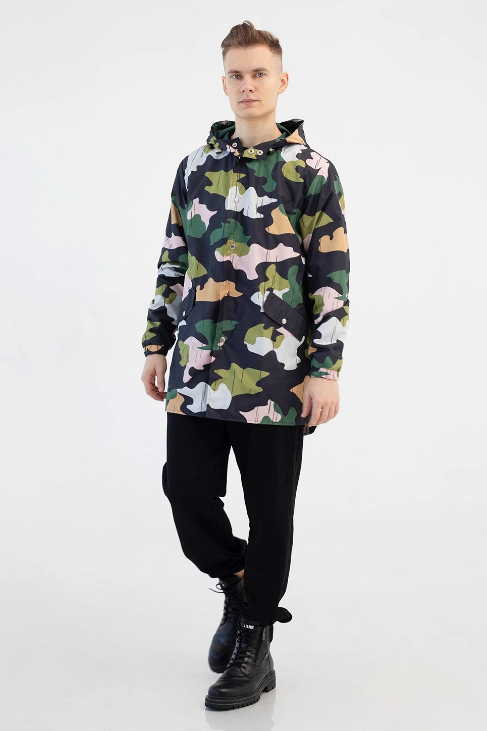 Ветровка Энерджи унисекс с полной запечаткой "Military Go"#3 Ветровка Энерджи унисекс с полной запечаткой "Military Go"#3