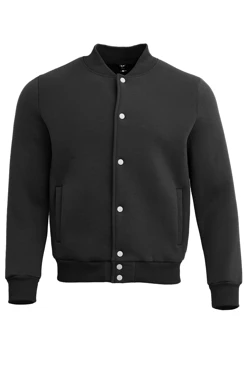 Купить бомбер Стайл унисекс однотонный черный