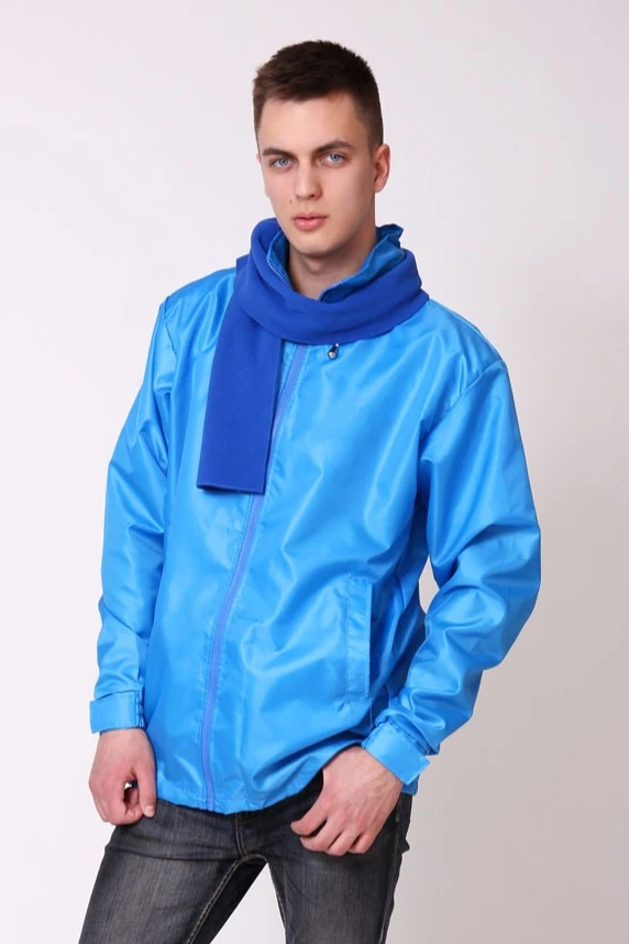 Шарф флисовый однослойный 15х120 см, однотонный#4