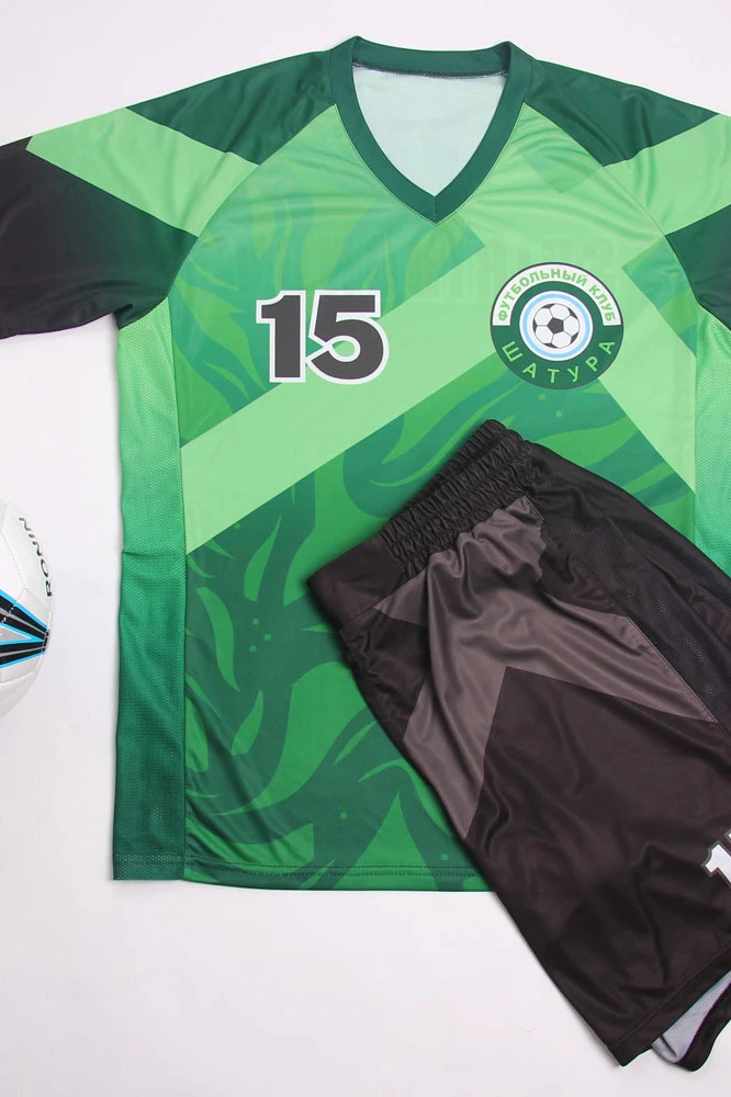 Футбольная форма Эйр мужская комбинированная, с полной запечаткой "Shatura"#5