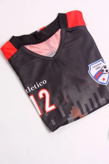 Футбольная форма Эйр детская комбинированная, с полной запечаткой "Atletico"#2