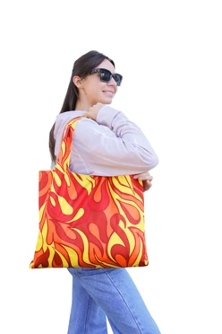 Сумка Тоут из дьюспо 37х44 см, печать с двух сторон#1 Сумка Тоут из дьюспо 37х44 см, печать с двух сторон#1