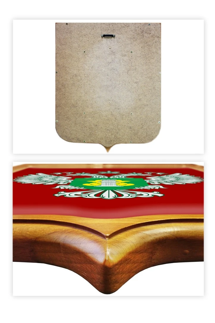 Купить Герб Россельхознадзор РФ размер 53х61 см печатный рамка светло дерево