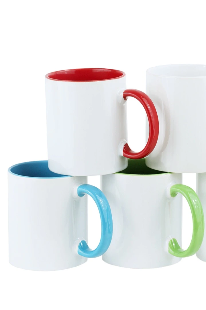 Купить кружку цветную внутри без нанесения