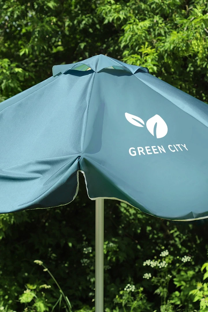 Зонт Ницца 3 м (купол 2,7х2,7 м), с полной запечаткой#1