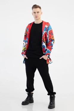 Брюки Хит из футера с начесом мужские, однотонные#2