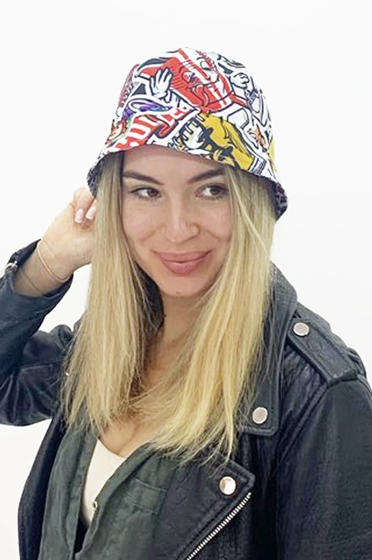 Панама Сахара с узкими полями, с полной запечаткой "Andergraund"#3