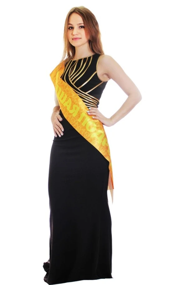 Лента нагрудная атлас 15x200 см, полноцветная печать#5