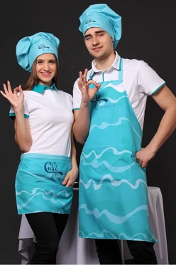 Фартук Латте с полной запечаткой из габардина#2