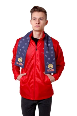 Купить шарф печатный "GAME" 12х110 см двухслойный