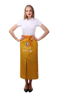 Фартук Шеф из габардина, с полной запечаткой#1 Фартук Шеф из габардина, с полной запечаткой#1