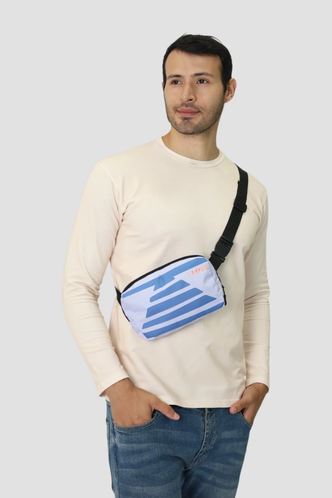 Сумка Райм поясная с полной запечаткой#2