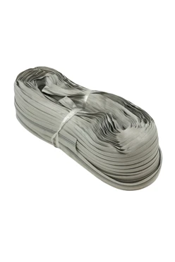 Купить молнию спиральную реверсивную в рулоне 18 300 см, тип 5, темно-серую