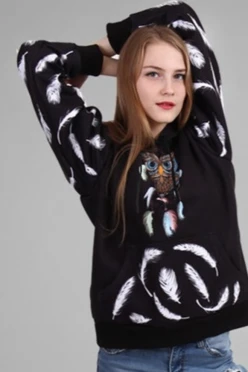 Худи Томми унисекс из футера с полной запечаткой#2 Худи Томми унисекс из футера с полной запечаткой#2