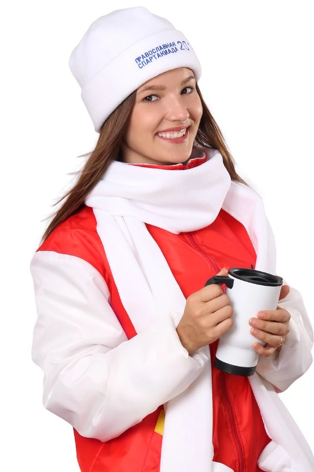 Шапка Вэст флисовая двухслойная взрослая, однотонная#6