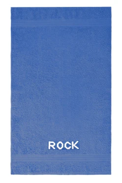 Купить олотенце махровое 50х90 см с вышивкой (Ituma), голубое