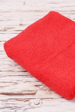 Купить полотенце махровое 50х90 см красное