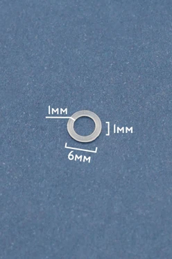 Купить кольцо силиконовое 6х1х1 мм