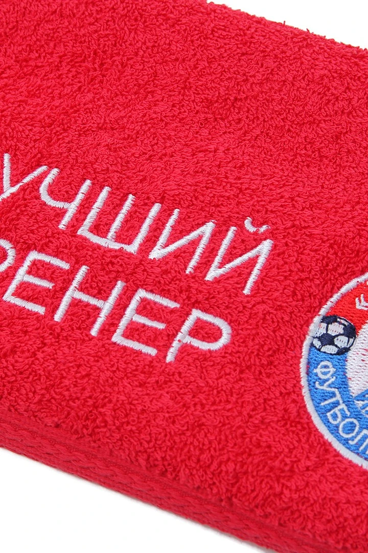 Полотенце махровое 50х90 см (Ituma), однотонное "Football club "Kristall""#1