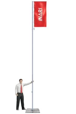 Арендовать мобильный флагшток 6 м из алюминия