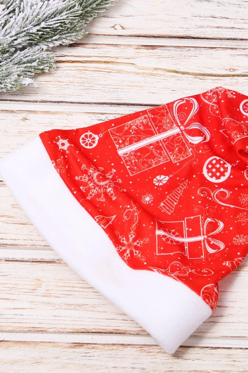 Купить колпак Новогодний с принтом "Gift"