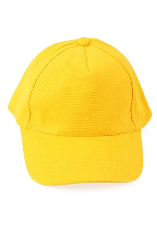 Купить бейсболку Велюр желтую