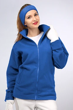 Купить женскую толстовку синюю Харисон без капюшона