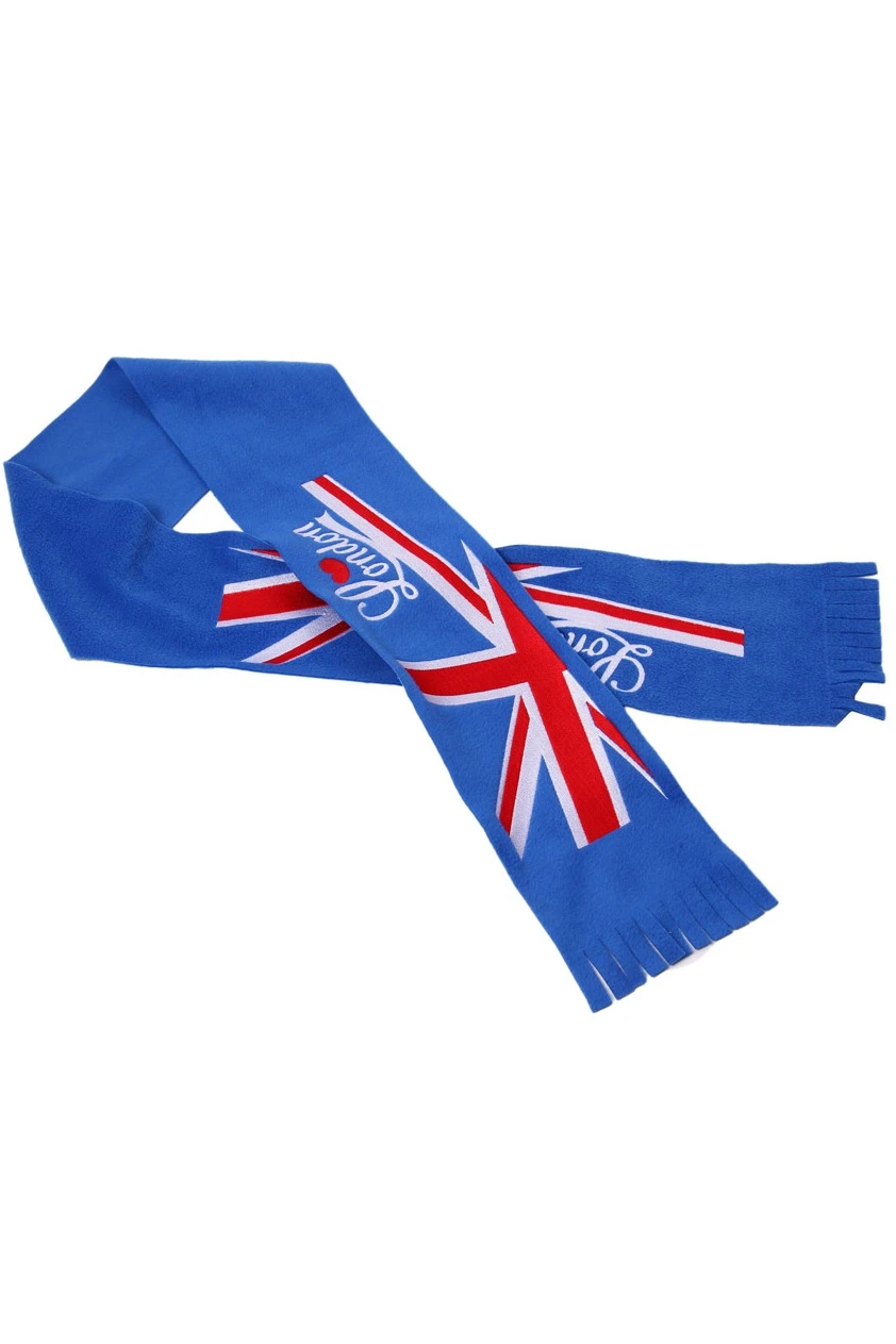 Шарф  флисовый однослойный 15х150 см, однотонный "London"#5