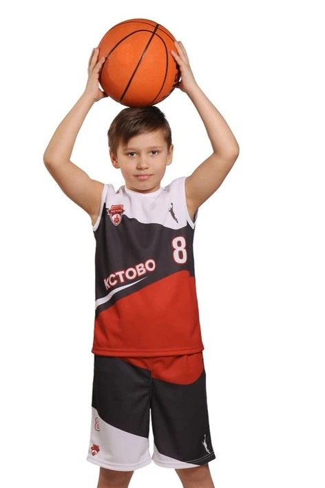 Баскетбольная форма Рассел детская с полной запечаткой#1