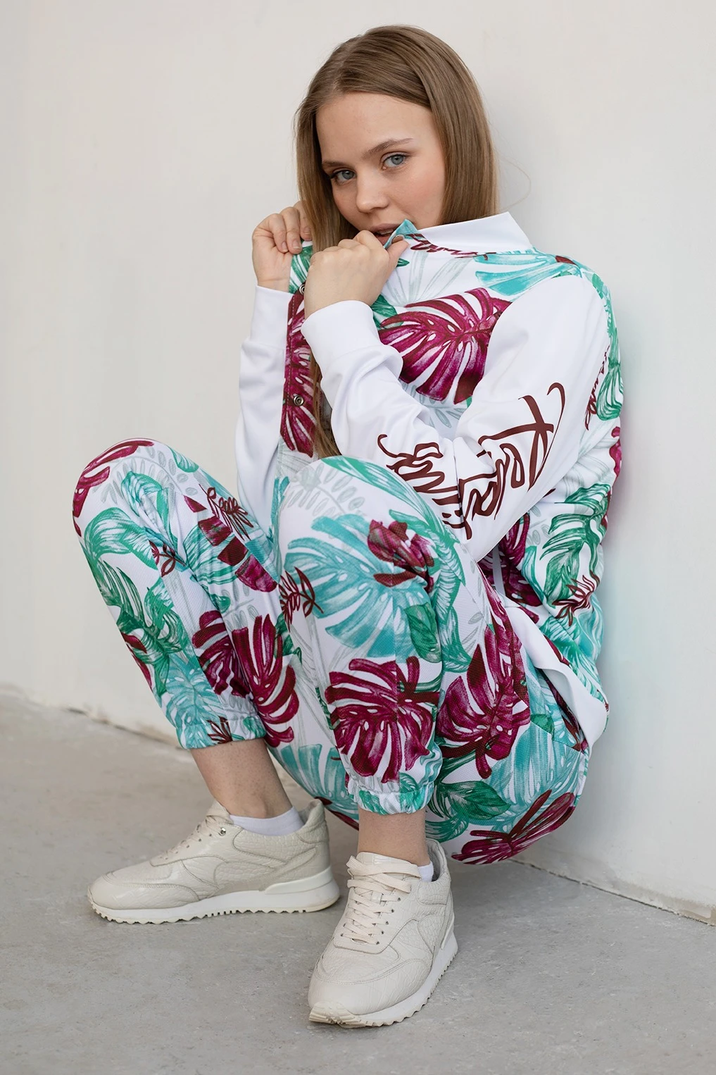 Бомбер Блэйд унисекс из адидаса с полной запечаткой "Deciduous"#3