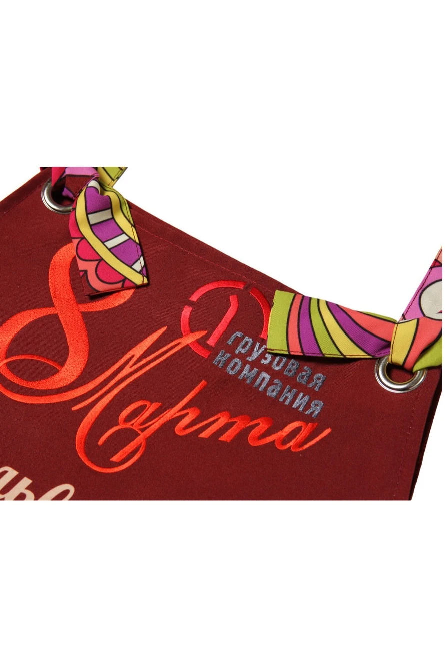 Фартук Конфетти с завязками на люверсах, с полной запечаткой#4