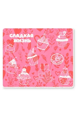 Купить плед Слипи флисовый 140х170 см (двухслойный), с принтом "La Dolce Vita"