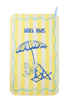Купить полотенце из микрофибры Алоха 80х130 см с печатью "Beach vibes"