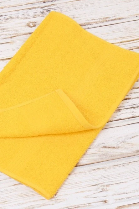 Купить полотенце махровое 40х70 см желтое