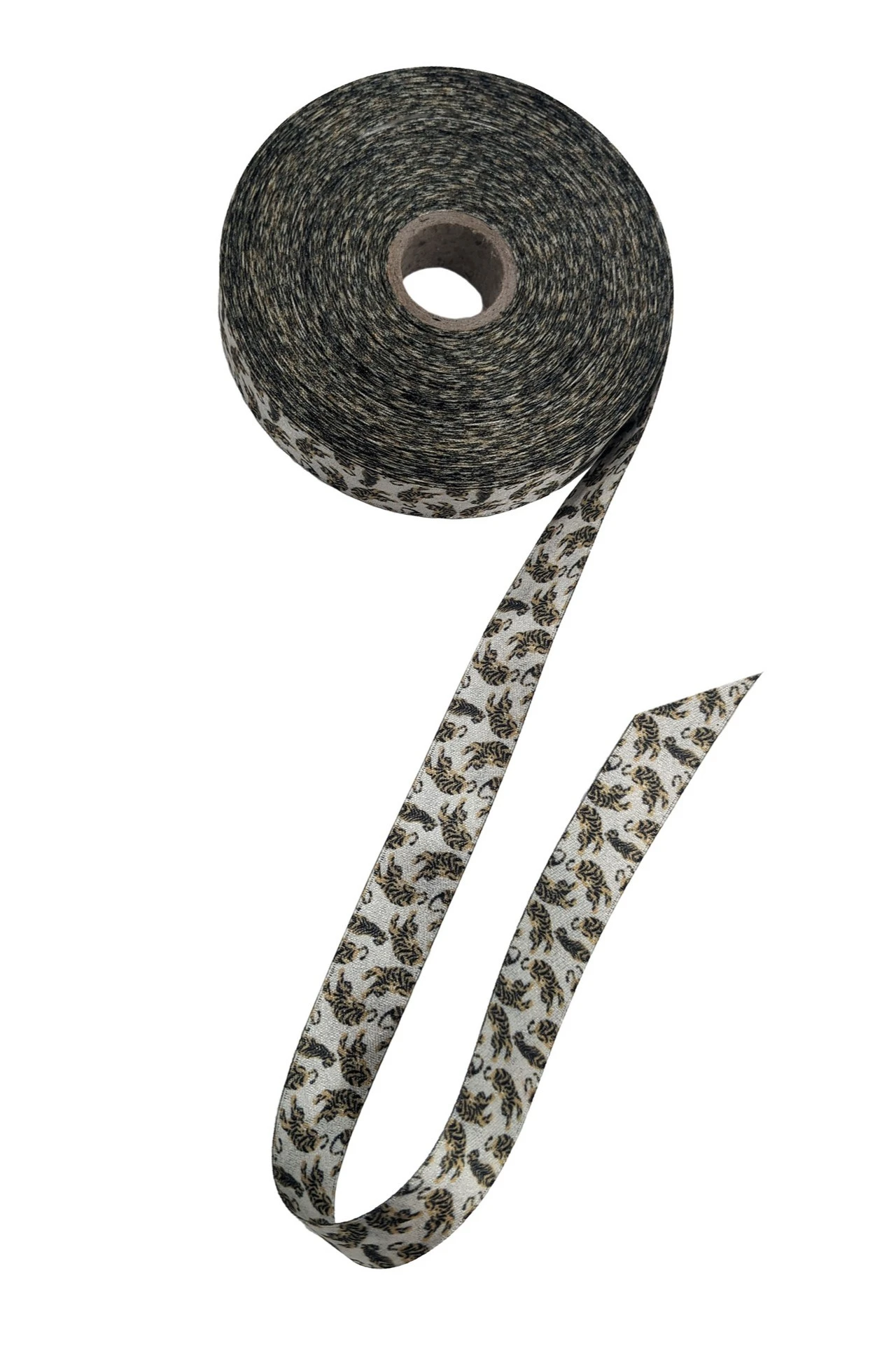 Лента атлас с люрексом ширина 2 см, полноцветная печать#3