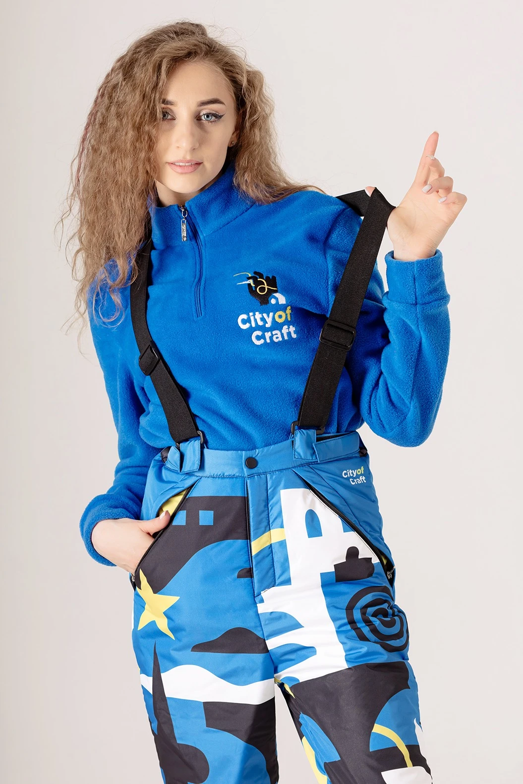 Купить брюки Стенли утепленные, с полной запечаткой