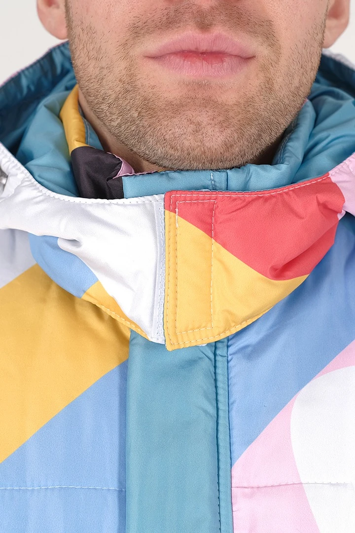 Куртка Винтер с капюшоном на синтепоне унисекс, с полной запечаткой "FBD"#4