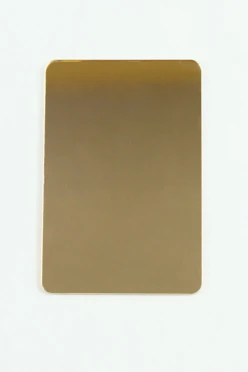 Купить акрил экструзионный зеркальный 200х300 мм 1,5 мм, золото