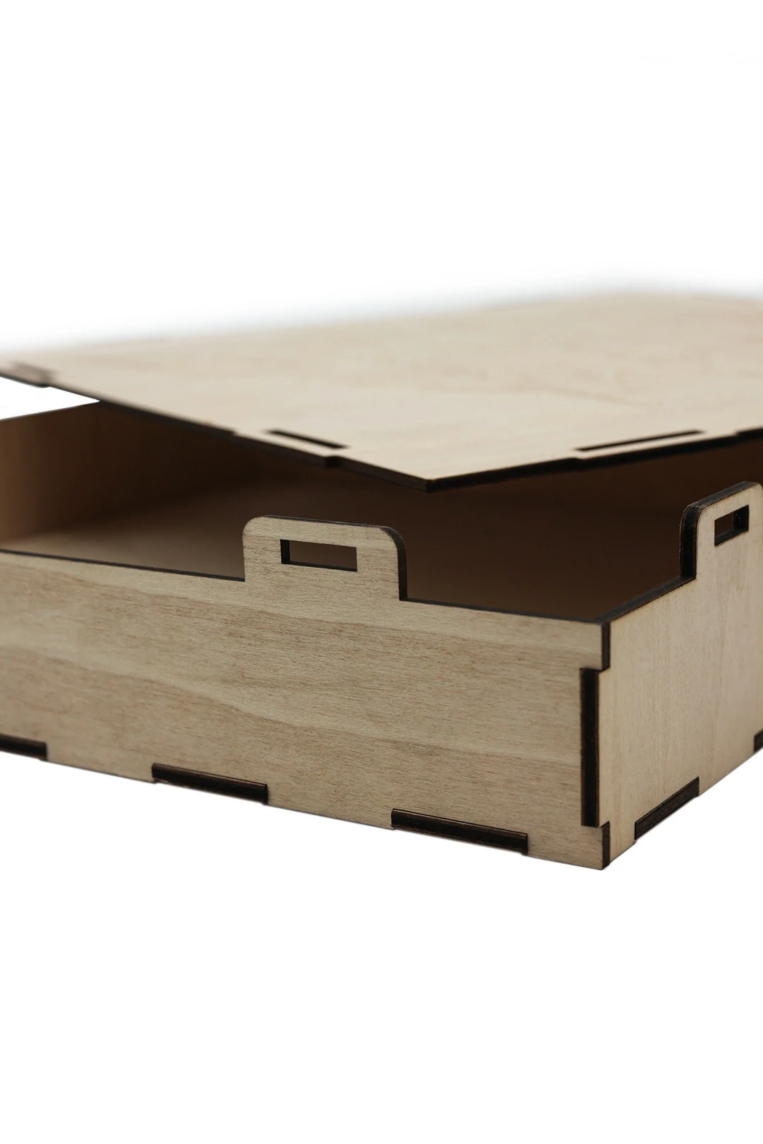 Коробка из фанеры с нанесением 257х257х51 мм#3