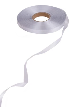 Купить ленту сaтин шириной 10 мм, однотонную серую