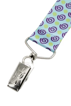 Лента для бейджа атлас люкс ширина 2,5 см, с клипсой, с печатью#1 Лента для бейджа атлас люкс ширина 2,5 см, с клипсой, с печатью#1