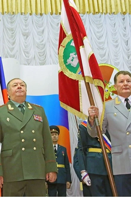 Личный штандарт командующих войском вышитый на бархате 100х150 см#1