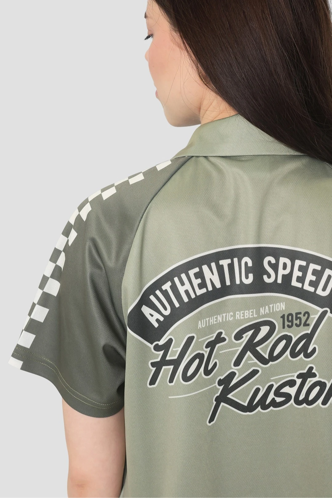 Поло Луна унисекс с полной запечаткой из ложной сетки "Authentic speedway"#5 Поло Луна унисекс с полной запечаткой из ложной сетки "Authentic speedway"#5