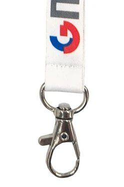 Лента для бейджа блекаут ширина 1,5 см, с карабином-люкс и замком безопасного разрыва, с печатью#2 Лента для бейджа блекаут ширина 1,5 см, с карабином-люкс и замком безопасного разрыва, с печатью#2